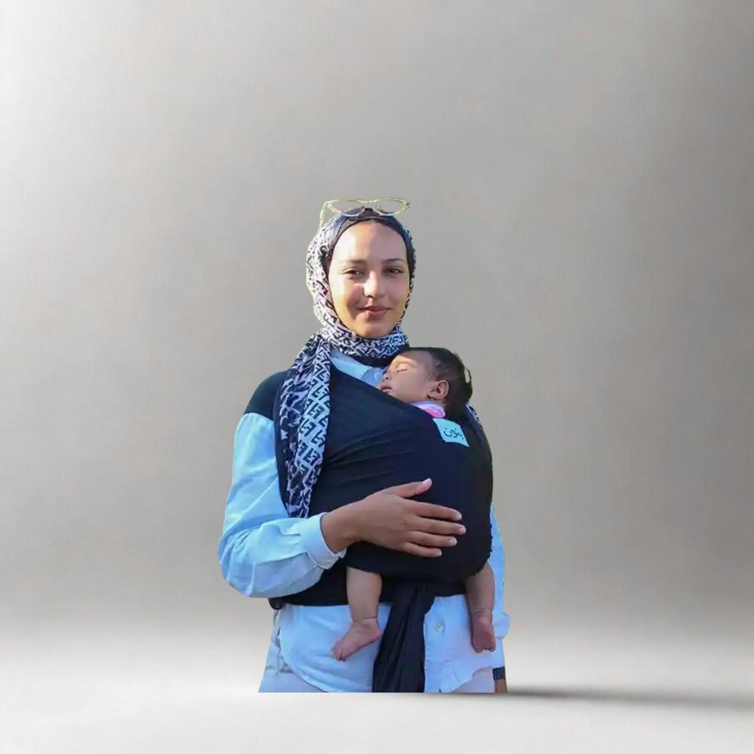 حمالة بانون, راب بانون قطن, حمالة أطفال بانون, لفافة بانون للرضع, راب بانون مريح,
Banoon baby wrap, cotton baby carrier, Banoon infant wrap, breathable baby sling, soft newborn wrap