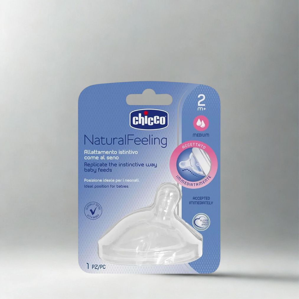 شيكو، رضاعة شيكو، حلمة شيكو سيليكون، رضاعة طبيعية شيكو، حلمة بطئ التدفق
Chicco, Chicco Teat, Chicco Silicone Nipple, Chicco Slow Flow Teat, Chicco NaturalFeeling