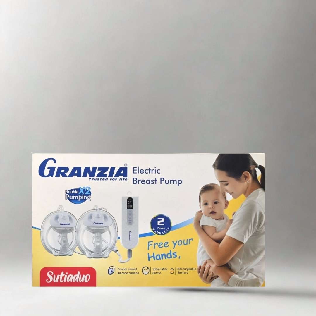 جرانزيا, مضخة ثدي كهربائية مزدوجة, شفاط حليب للامهات, جهاز رضاعة كهربائي, مضخة حليب مزدوجة
Granzia, Electric Breast Pump, Double Breast Pump, Milk Extractor, Portable Pump