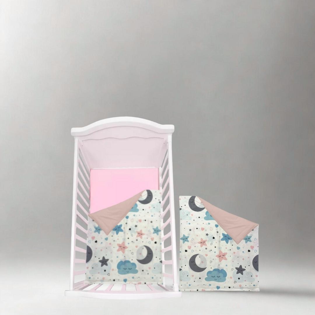 بطانية أطفال كومكوم, بطانية قطن ناعمة, بطانية سرير أطفال, بطانية خفيفة لحديثي الولادة, بطانية ألياف مريحة
Komkom baby quilt, soft cotton blanket, fiber baby bedding, newborn quilt, baby cot comforter