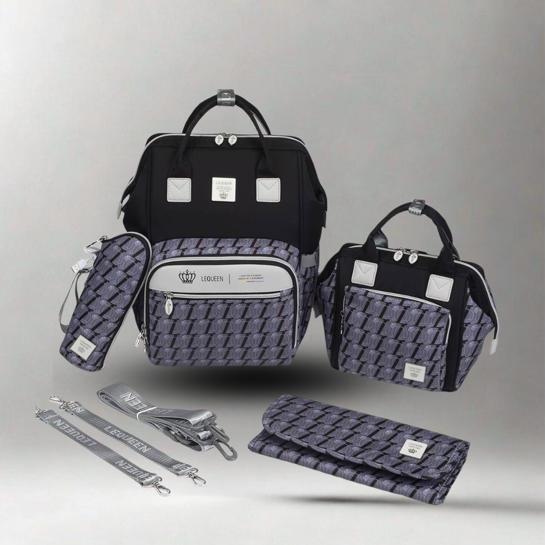 ليكوين, شنطة أم أصلية, شنطة ضد الماء, شنطة حفاضات, شنطة أطفال
Lequeen, Mommy Bag, Waterproof Bag, Diaper Bag, Baby Bag