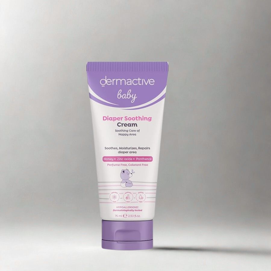 ديرماكتيف, كريم حفاض, تهدئة البشرة, كريم للأطفال, علاج تسلخات
Dermactive, diaper cream, soothing cream, baby care, rash relief