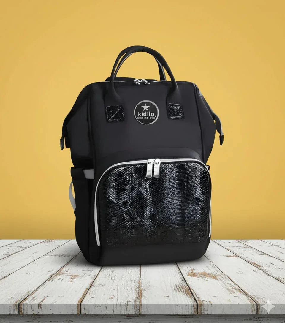 Kidilo Mommy Bag X001 / Black - Memo'sMart