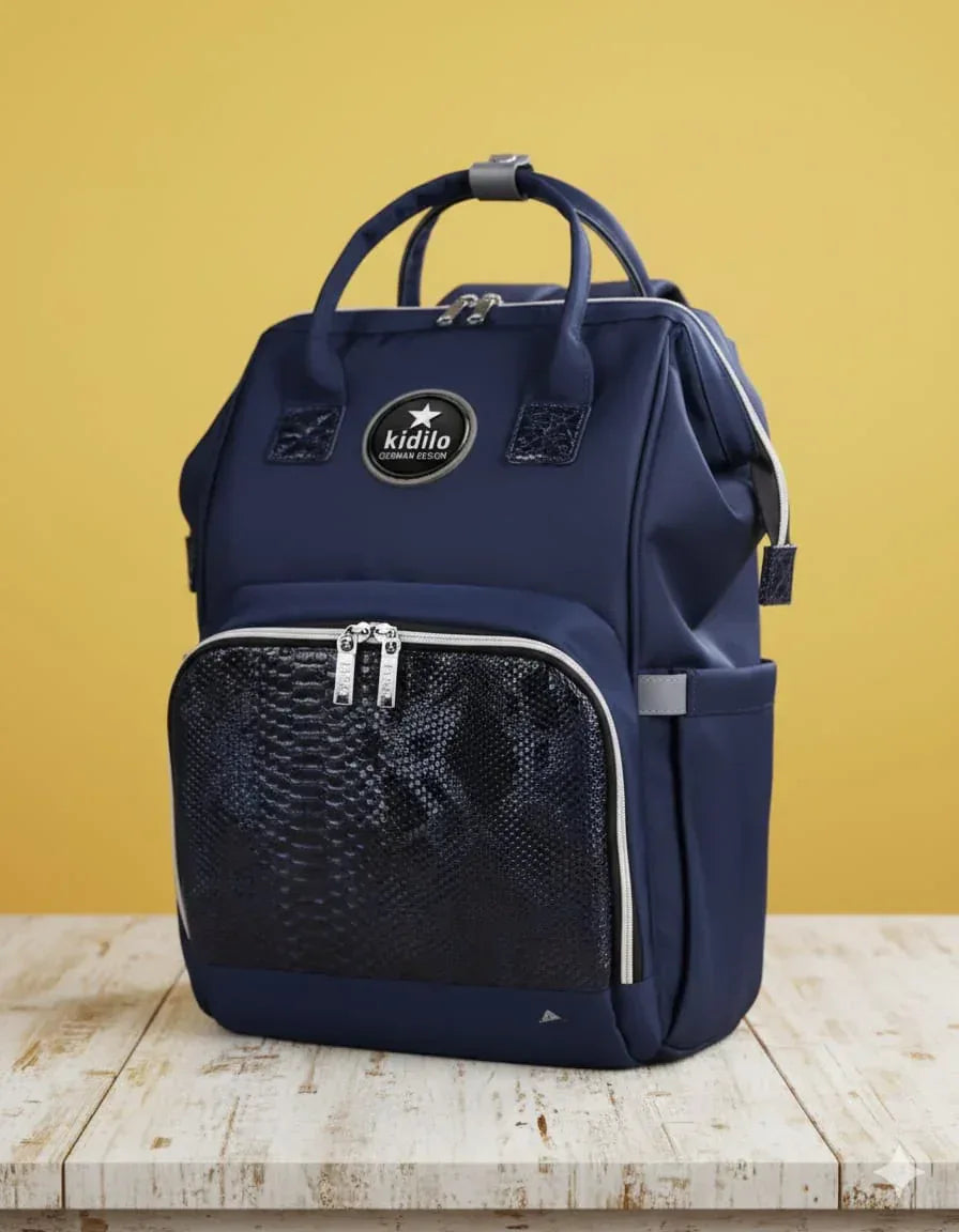 Kidilo Mommy Bag X001 / Navy Blue - Memo'sMart