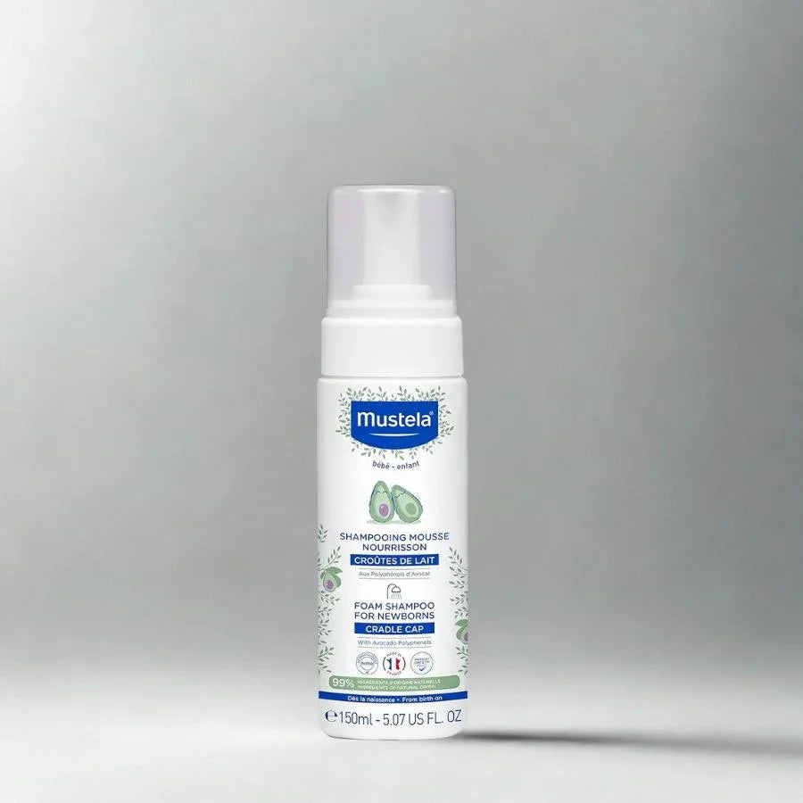 Mustela Foam Shampoo for Newborn Cradle Cap 150ml - Memo'sMart