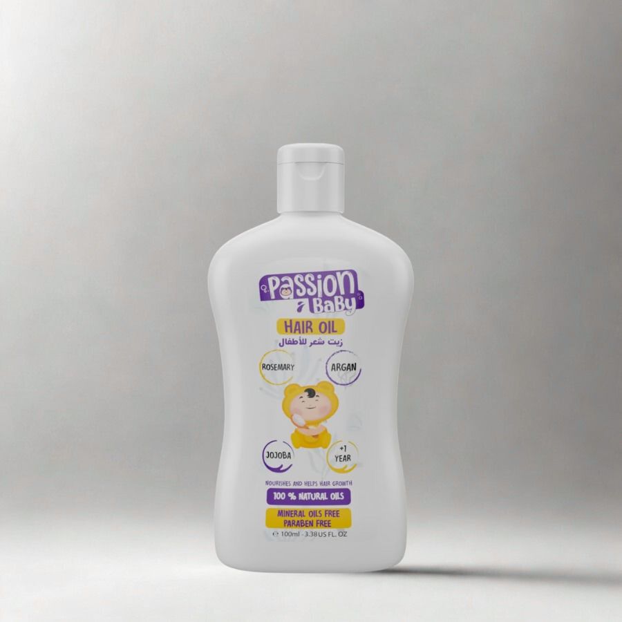 باسشن, زيت شعر أطفال, تغذية شعر الأطفال, زيت طبيعي للأطفال, عناية بشعر الأطفال
PASSION, Baby Hair Oil, Natural Baby Hair Care, Kids Hair Oil, Baby Hair Nourishment