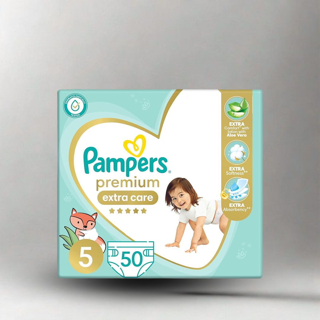 حفاضات بامبرز بريميوم, حفاضات بامبرز عالية الامتصاص, حفاضات الأطفال الحساسة, حفاضات بامبرز مقاس 1 إلى 6, حفاضات مريحة للرضع,
Pampers Premium diapers, ultra soft baby diapers, Pampers size 1 to 6, absorbent taped diapers, baby care essentials