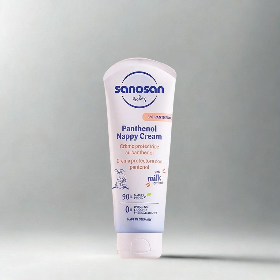 بانثينول, كريم سانوسان, كريم حفاضات, كريم بشرة أطفال, كريم لعلاج التسلخات,
Sanosan cream, baby nappy cream, Panthenol cream, diaper rash cream, baby skincare