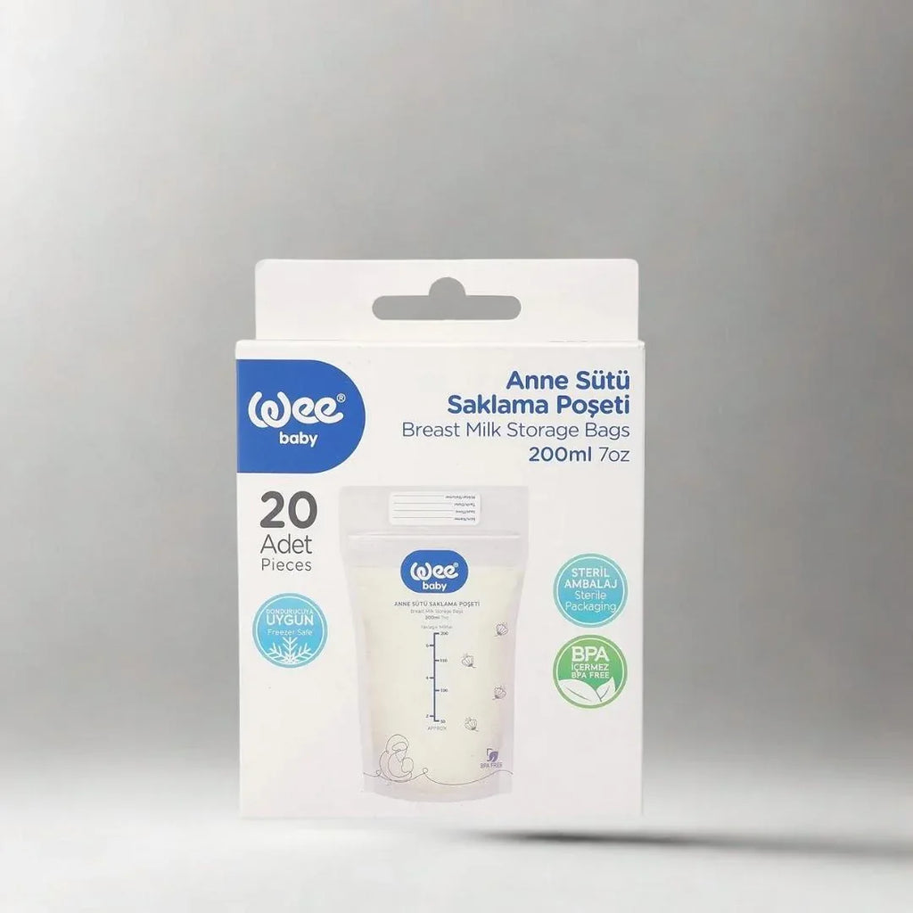 Wee Baby Breast Milk Storage Bags 20 bags 200ml - Memo'sMart
