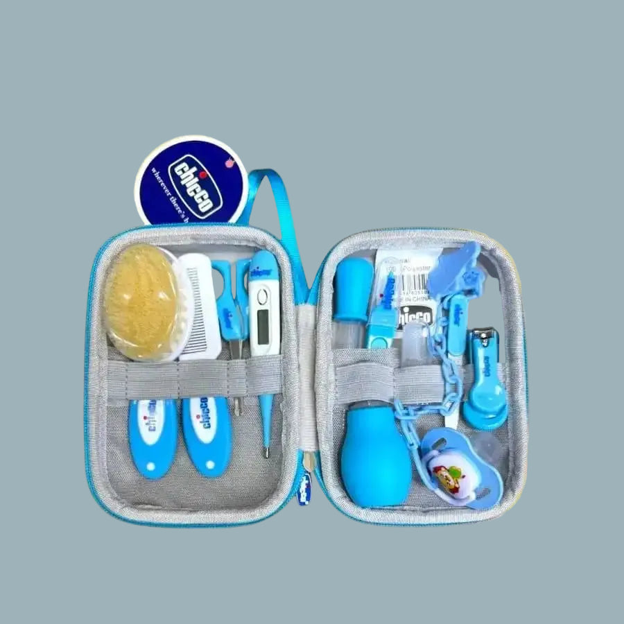 Chicco Baby Care Set - 10 Pieces[Blue] - Memo'sMart
