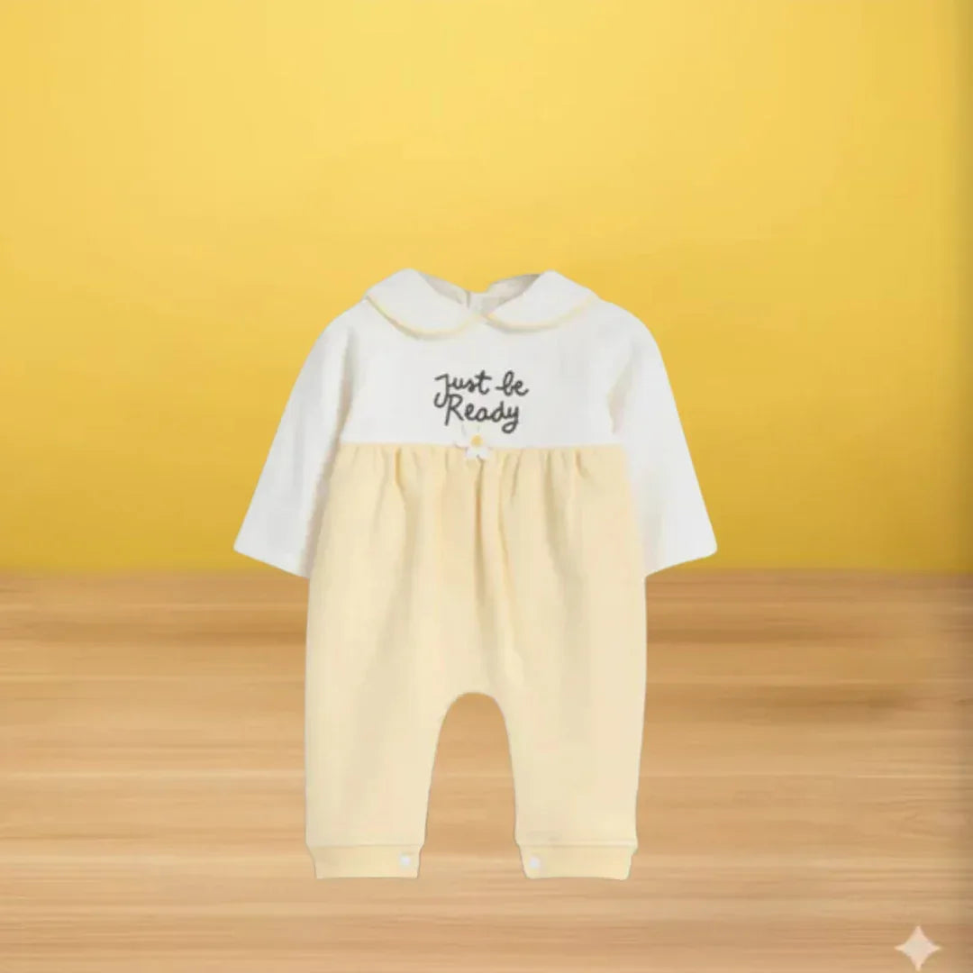 Junior High Quality Cotton Blend Printed Long Sleeve Jumpsuit - Memo'sMart