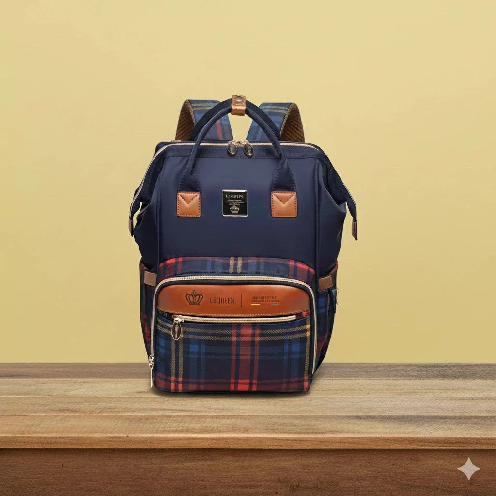 Lequeen Diamond 8TH Special Edition Soft Waterproof Mommy Bag fabric - Memo'sMart