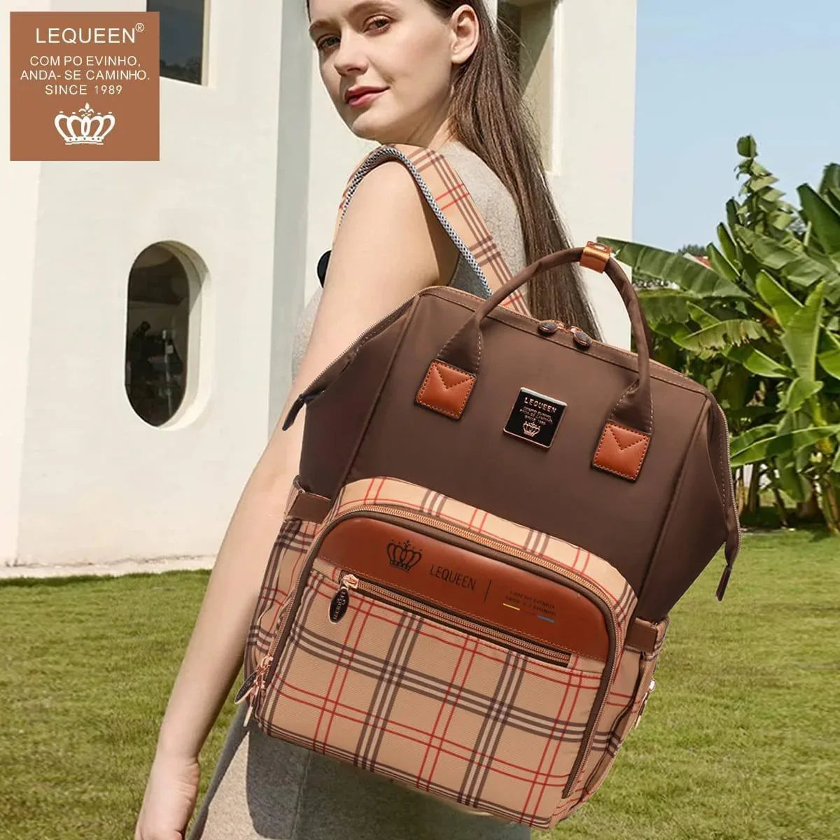 Lequeen Diamond 8TH Special Edition Soft Waterproof Mommy Bag - Memo'sMart