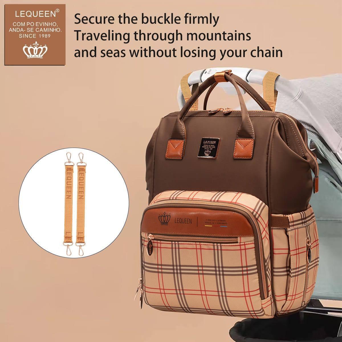 Lequeen Diamond 8TH Special Edition Soft Waterproof Mommy Bag - Memo'sMart