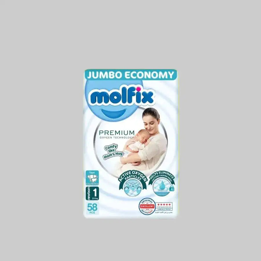 Molfix Premium Jumbo Newborn Size 1 - Memo'sMart