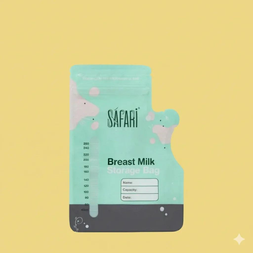 Safari Breastmilk Sterilized Storage Bags 250ml – 20 pcs - Memo'sMart