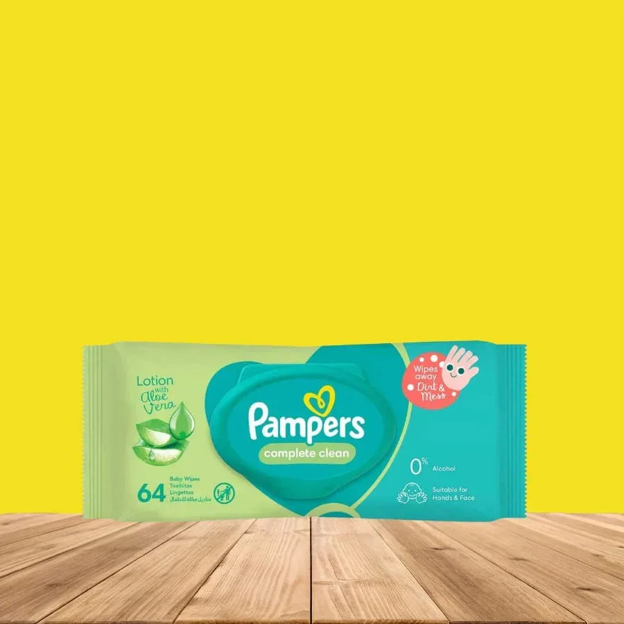 Baby Wet Wipes Complete Clean 64 Wipes - Memo'sMart