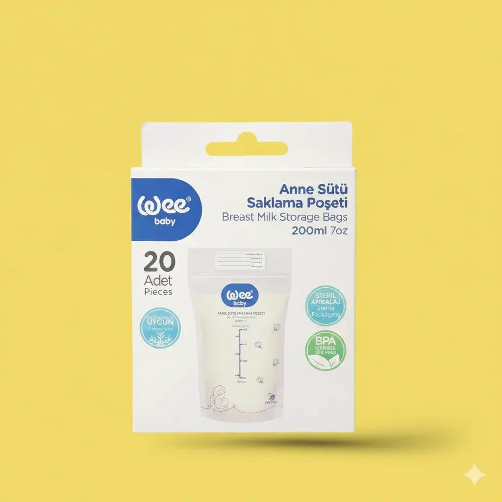 Wee Baby Breast Milk Storage Bags 20 bags 200ml - Memo'sMart
