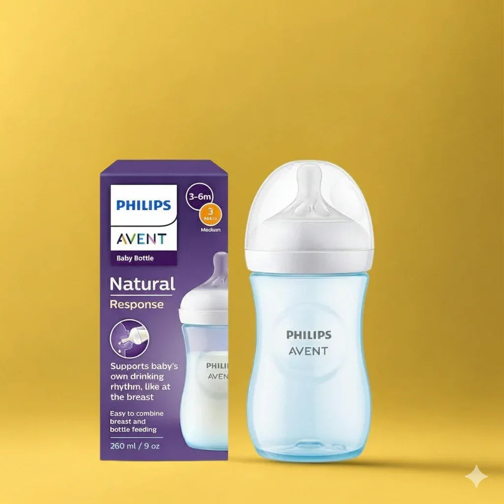 Natural Response Baby Feeding Bottle 260ml | 3-6 Months - Memo'sMart
