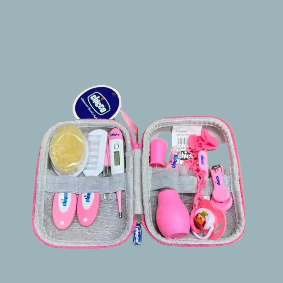 Chicco Baby Care Set - 10 Pieces[Pink] - Memo'sMart