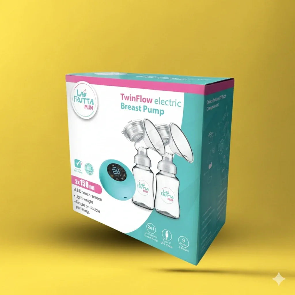 LA FRUTTA MUM Twin Flow Electric Breast Pump 150 ml x2 - Memo'sMart